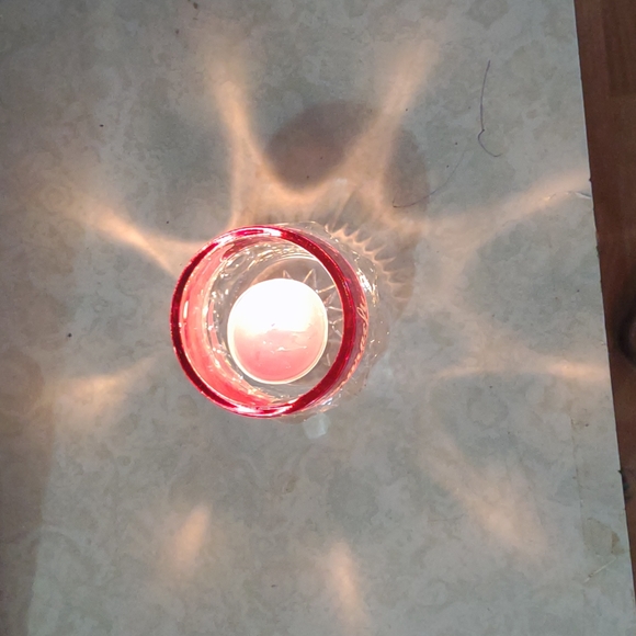 Vintage Small Tamarack Ruby crystal glass. - Picture 3 of 8